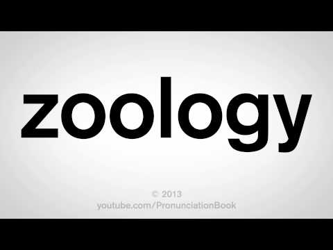 How to Pronounce Zoology